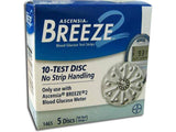 Bayer Breeze 2 Blood Glucose Test Strips 50 strips